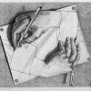 Drawing Hands, M.C. Escher, 1948