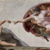 The Creation of Adam, Michelangelo, Sistine Chapel Ceiling, early 1500s