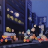 leaving shibuya - 1.2m x 2.5m, oil on canvas